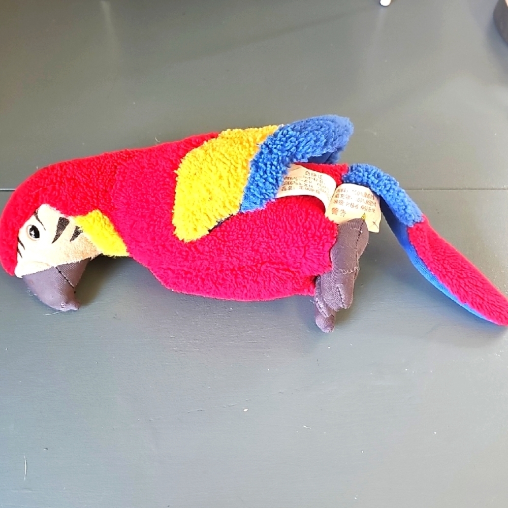 Colorful Parrot Plush Toy. 2014.‎ GOOD USED.
